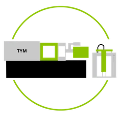 Machine à injection horizontale