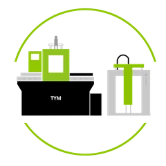Machines de moulage par injection verticales